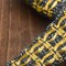 1 Yard Gunmetal & Gold Metallic Lace Gimp Trim – Pull-Through Threading Decorative Upholstery Braid